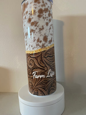 Rustic Western Farm Life Tumblers