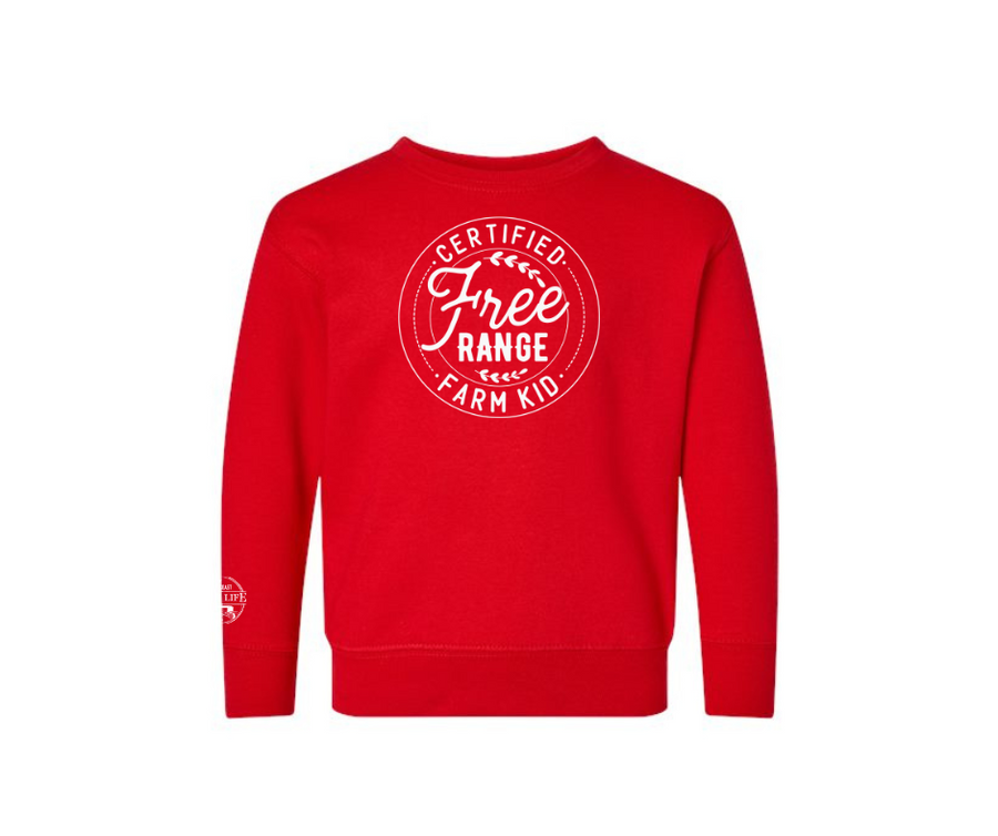 Toddler Free Range Farm Kid Crew Neck