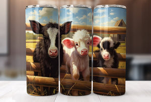 Farm Animals on Fence 20oz Tumbler